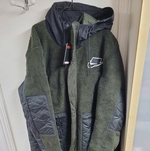 Nike NSW Sherpa trench coat sz XL